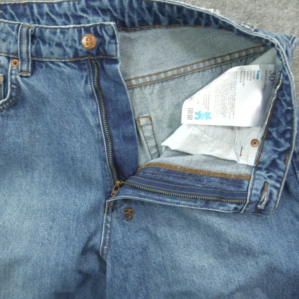 Ksubi Jeans Womens 30 Blue Playback Relaxed High Waist Denim Streetwear